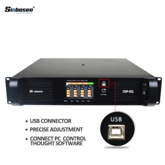 Sinbosen DSP6000Q 1300w 4-Kanal-DSP-Verstärker mit professioneller Leistung